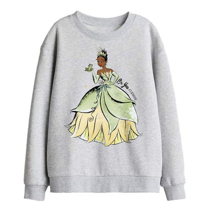 Front - The Princess and the Frog Childrens/Kids Be You It´s Beautiful Tiana Sweatshirt