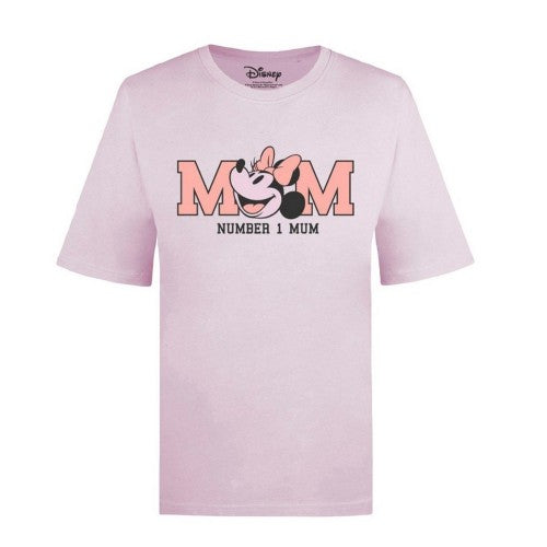 Front - Disney Womens/Ladies Number 1 Mum Minnie Mouse Oversized T-Shirt