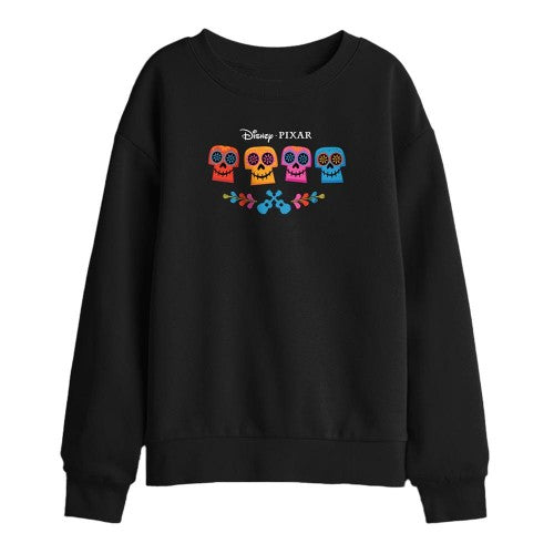 Front - Coco Childrens/Kids Skulls Logo Sweatshirt