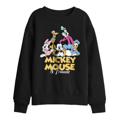 Front - Disney Childrens/Kids Mickey Mouse & Friends Sweatshirt