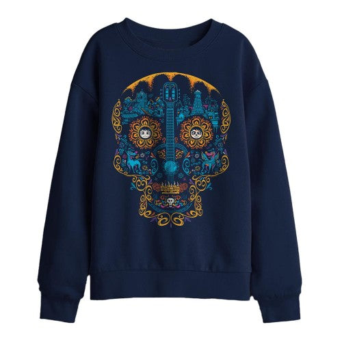 Front - Coco Childrens/Kids Miguel Dante Skull Day Of The Dead Sweatshirt