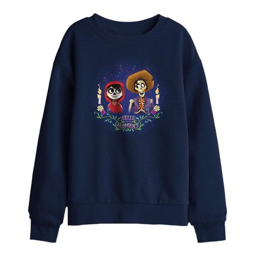 Front - Coco Childrens/Kids Seize Your Moment Miguel & Hector Sweatshirt