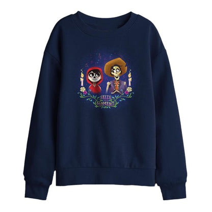Front - Coco Childrens/Kids Seize Your Moment Miguel & Hector Sweatshirt