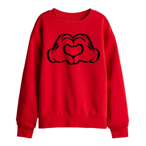 Front - Disney Childrens/Kids Love Hands Sweatshirt