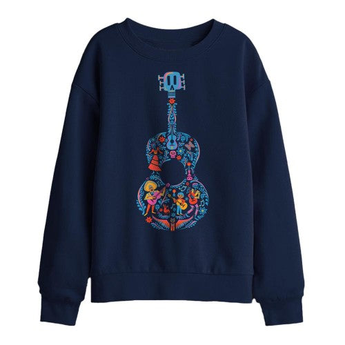 Front - Coco Childrens/Kids Ernesto Miguel Hector Guitar Sweatshirt