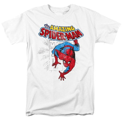 Front - Spider-Man Mens Wall Crawler T-Shirt