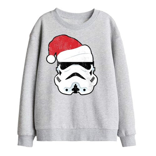 Front - Star Wars Childrens/Kids Stormtrooper Santa Christmas Sweatshirt