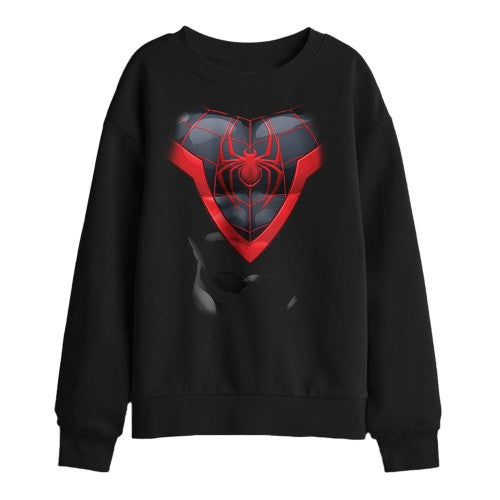 Front - Spider-Man Childrens/Kids Miles Morales Sweatshirt