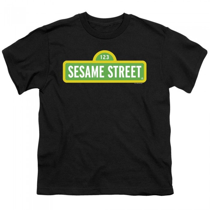 Front - Sesame Street Childrens/Kids Logo T-Shirt