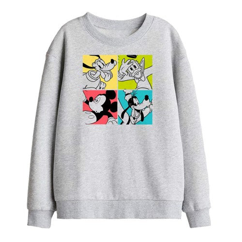 Front - Disney Childrens/Kids Mickey Mouse Box Sweatshirt
