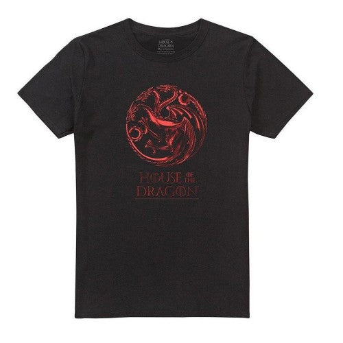 Front - House Of The Dragon Mens Fire & Blood T-Shirt