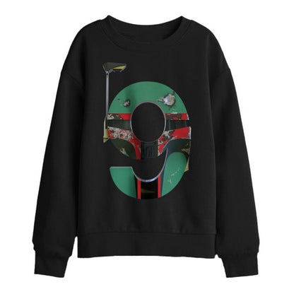 Front - Star Wars Childrens/Kids Boba Fett 9 Sweatshirt