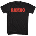 Front - Rambo Mens Logo T-Shirt