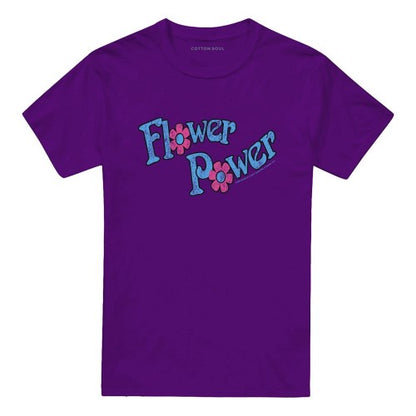 Front - Dubble Bubble Unisex Adult Flower Power T-Shirt