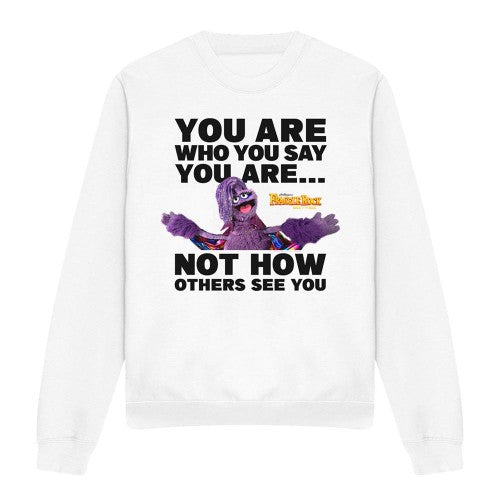 Front - Fraggle Rock Unisex Adult Pride You Are Great Glitterini Sweatshirt