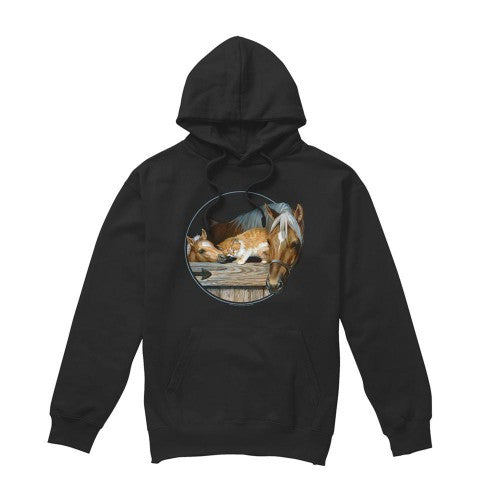 Front - Wild Wings Unisex Adult Everyone Loves Kitty Hoodie