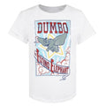 Front - Dumbo Womens/Ladies The Flying Elephant Star T-Shirt