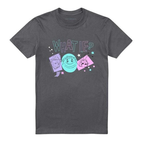 Front - IF Unisex Adult Imaginary Friends What If Color Pop T-Shirt