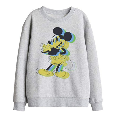 Front - Disney Childrens/Kids Trippy Mickey Mouse Sweatshirt