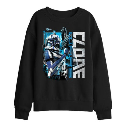 Front - Star Wars Childrens/Kids Clone Rex Sweatshirt