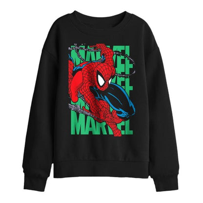 Front - Spider-Man Childrens/Kids Wall Crawling Sweatshirt