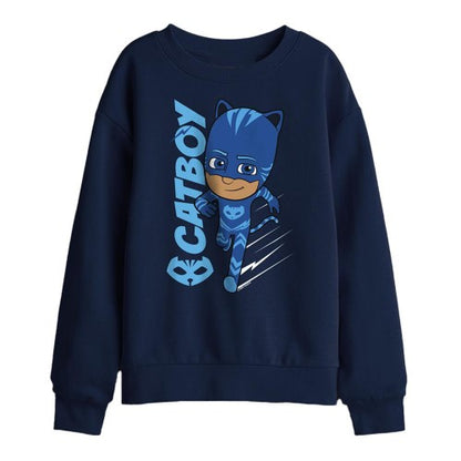 Front - PJ Masks Childrens/Kids Cat Boy Sweatshirt