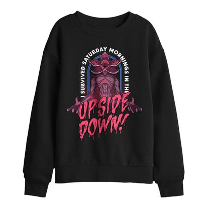Front - Stranger Things Childrens/Kids Survival Demogorgon Sweatshirt