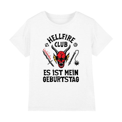 Front - Stranger Things Childrens/Kids Hellfire It´s My Birthday T-Shirt