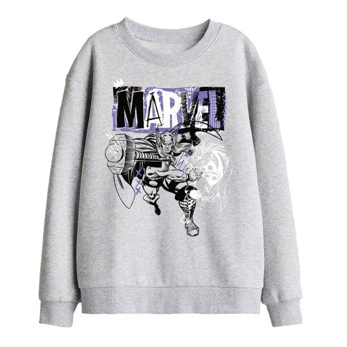 Front - Thor Childrens/Kids Thunder Sweatshirt