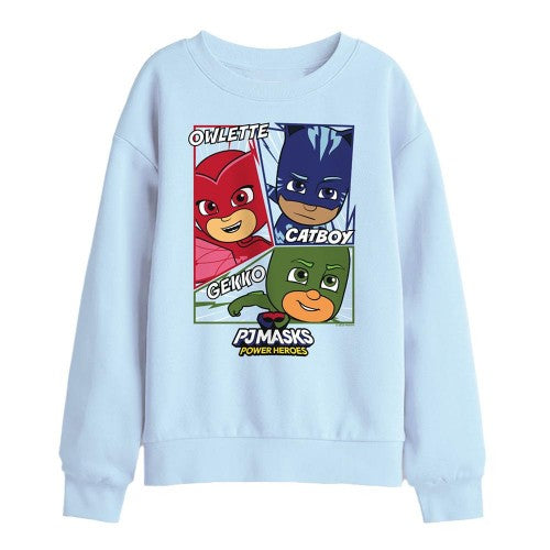 Front - PJ Masks Childrens/Kids Comic Sweatshirt