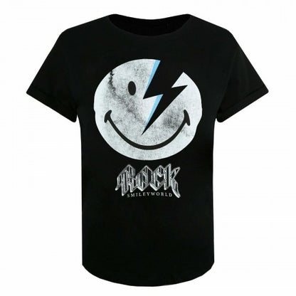 Front - SmileyWorld Womens/Ladies Rock T-Shirt