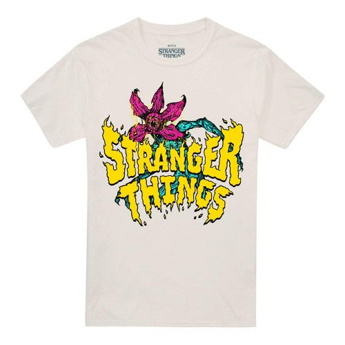 Front - Stranger Things Unisex Adult Cruiser Demogorgon T-Shirt