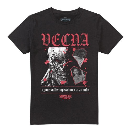 Front - Stranger Things Unisex Adult Suffering Vecna T-Shirt