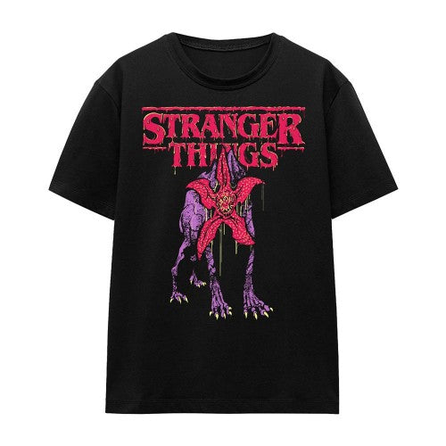 Front - Stranger Things Womens/Ladies Demogorgon Drip T-Shirt