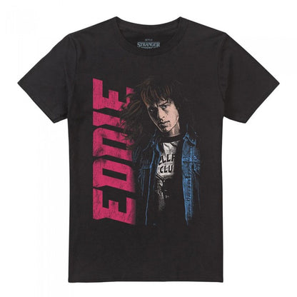 Front - Stranger Things Unisex Adult Eddie Neo Homage T-Shirt