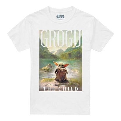 Front - Star Wars: The Book Of Boba Fett Unisex Adult The Child Grogu Poster T-Shirt