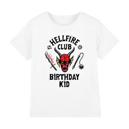 Front - Stranger Things Childrens/Kids Hellfire Birthday Kid T-Shirt
