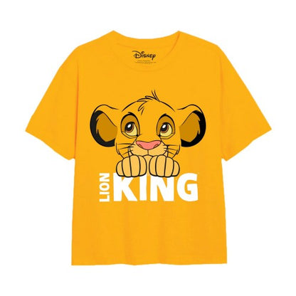 Front - The Lion King Girls Simba T-Shirt