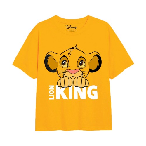 Front - The Lion King Girls Simba T-Shirt