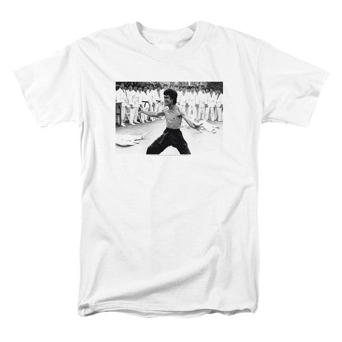 Front - Bruce Lee Mens Battle T-Shirt