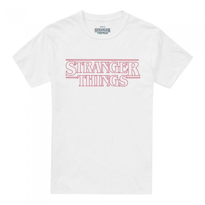 Front - Stranger Things Unisex Adult Grid Back Print T-Shirt