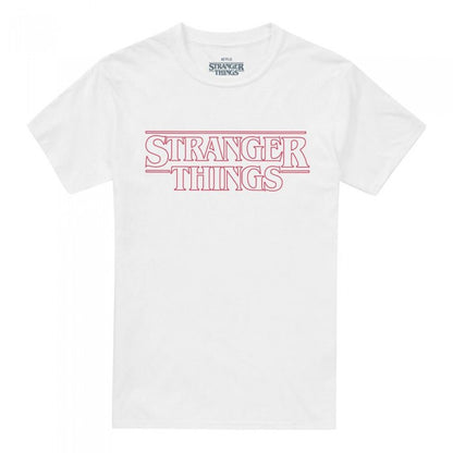 Front - Stranger Things Unisex Adult Grid Back Print T-Shirt