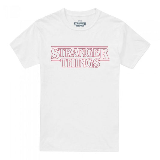 Front - Stranger Things Unisex Adult Grid Back Print T-Shirt