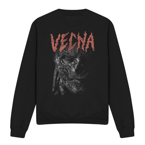 Front - Stranger Things Unisex Adult Vecna Face Sweatshirt
