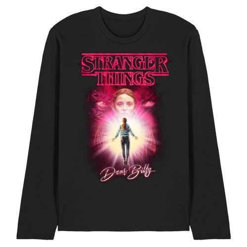 Front - Stranger Things Unisex Adult Dear Billy Long-Sleeved T-Shirt