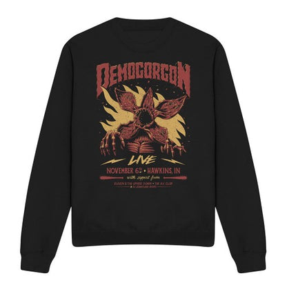 Front - Stranger Things Unisex Adult Demogorgon Live Sweatshirt