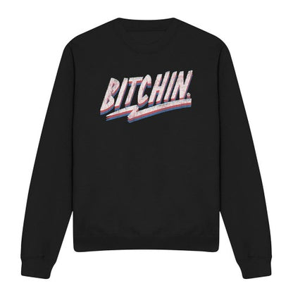 Front - Stranger Things Unisex Adult Bitchin Sweatshirt