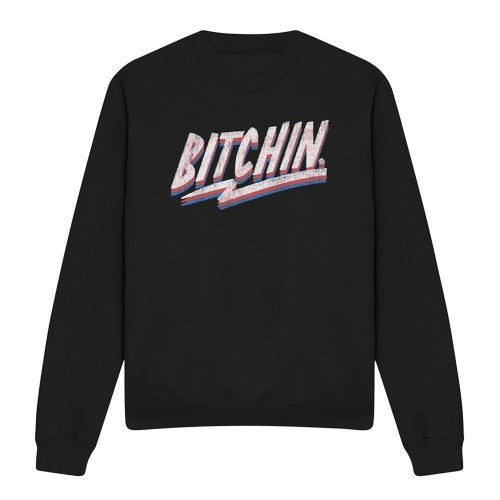 Front - Stranger Things Unisex Adult Bitchin Sweatshirt