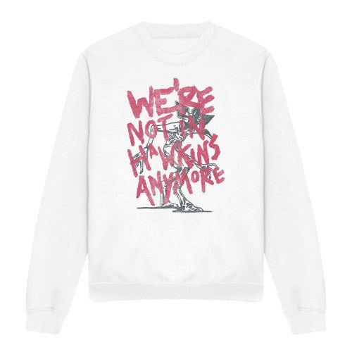 Front - Stranger Things Unisex Adult Not In Hawkins Sweatshirt