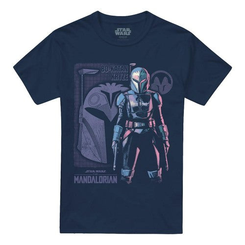 Front - Star Wars: The Mandalorian Unisex Adult Bo-Katan Kryze Hero T-Shirt